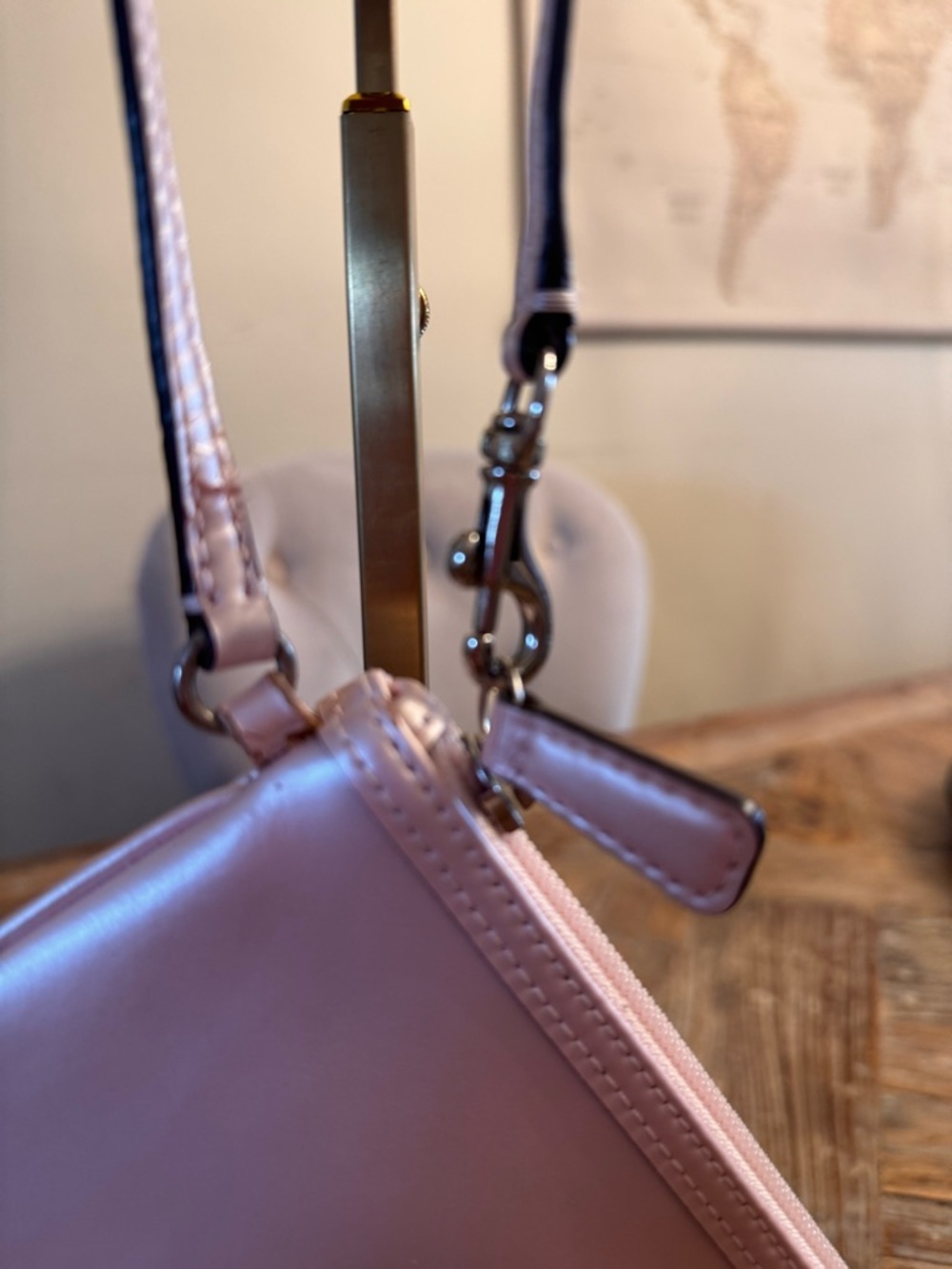 Coach Storybook Leather Wristlet - Picture 3 of 13
